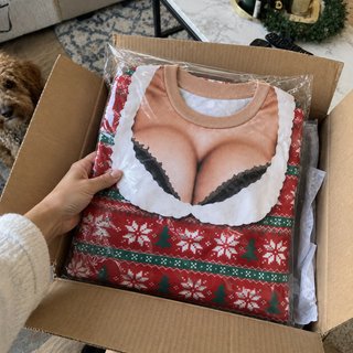 Christmas Funny Couple Ugly Sweater
